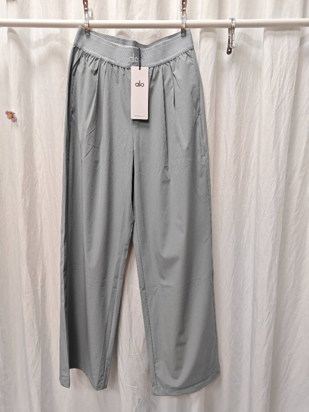 NWT Steel Grey 👖 ALO Yoga Suit Up Trouser | Regular XS-S | Relaxed Fit - Picture 3 of 8